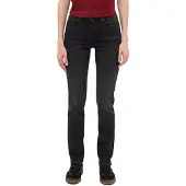Mustang Slim-fit-Jeans "Damen Style Shelby Slim", Damen, Gr. 26, Länge 30, schwarz (801 schwarz), Denim/Jeans, 98% Baumwolle, 2% Elasthan, unifarben, slim fit, Jeans Slim-fit-Jeans