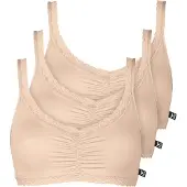 Like it Soft-BH "3er Pack Soft BH Olivia", Damen, Gr. L, N-Gr, beige (nude), Obermaterial: 92% Polyamid PA. 8% Elasthan EL., BHs Soft-BH