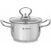 Ambition Petite Stahl Kochtopf mit Deckel 14 cm 1,2 L