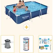 Bestway Steel Pro Rechteckig - 300x201x66 cm - 4-teilig S22726