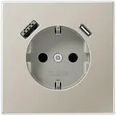 JUNG Steckdose SCHUKO m.USB Typ AC