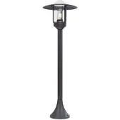 V-TAC LED Außenstehleuchte, Aluminium, Glas, Schwarz, IP44, H 97,5 cm