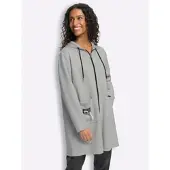 HEINE Shirtjacke in grau-meliert | Gr.: 44