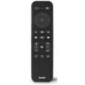 Hama 00221050, TV, IR Wireless, Drucktasten, Wiederaufladbar, Schwarz