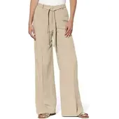 HEINE Webhose , Damen, Gr. 48, Normalgrößen, beige (sand), 70% Lyocell, 30% Leinen, unifarben, lang, Hosen Webhose