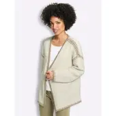 HEINE Strickjacke in champagner | Gr.: 48-50