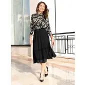 Witt Weiden Jersey-Rock in schwarz | Gr.: 38