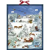 Sonstige Verlage Zettelkalender - Winterwunderland
