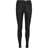 Noisy May Callie High Waist Skinny Coated Hosen Schwarz S / 32 Frau Schwarz S