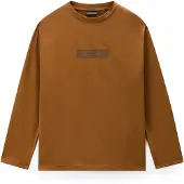 Napapijri New Box Logo Langarm-t-shirt