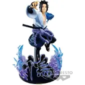Banpresto Naruto Shippuden Vibration Stars Sasuke Uchiha Special Edition Figur 20 Cm Blau Blau One Size