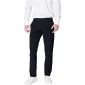 Giorgio Armani P2624 Pantalone Uomo Exchange Bi-Stretch Man Tech Trousers Black