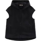 CMP - Women's Vest Fix Hood 36P4566 - Fleeceweste Gr S schwarz