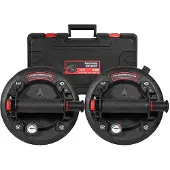 OEM Vakuum-Saugnäpfe, 800 lbs Tragfähigkeit, ergonomischer Griff, Braun, 800 Pounds