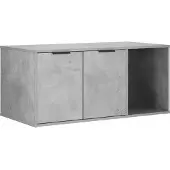 Syfax Katzenkiste Möbel Betongrau 100 x 49 x 45 cm Holzwerkstoff