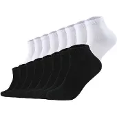 s.Oliver Kurzsocken "Socken 16er Pack", Herren, Gr. 39-42, bunt (weiß, schwarz), Obermaterial: 62% Baumwolle CO. 36% Polyester PES. 2% Elasthan EL., Socken Kurzsocken
