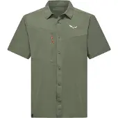 Salewa - Puez S/S Shirt - Hemd Gr 46 oliv