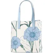 Ted Baker Schultertasche Tyecon Floral Print Small Icon Bag LT-Blue weiß