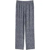 Marc O'Polo Loungehose , Damen, Gr. S, N-Gr, blau grau, flower print, Jersey, Obermaterial: 92% Modal, 8% Elasthan, lang, Hosen Loungehose