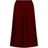 Betty & Co Midirock mit Plissee in Fall Burgundy | Gr.: 42
