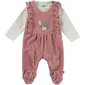 Sterntaler Nicki-Strampler-Set Esel Emmi, rosa, 56