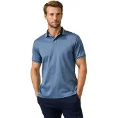 Hackett für Herren. HM5600230 Polo Mitglieder blau (M), Lässig, Baumwolle, Kurzarm