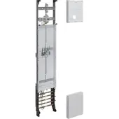 Hager ZH52P1KT Komplettfeld, universZ, 1350x250mm, 3-P., 1ZP, 10 mm2, mit Trennfkt.