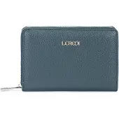 L.credi Geldbörse Perla Zip Around Wallet Night Sea blaugrau