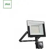 Spectrum LED Fluter Noctis Lux 4 Schwarz IP44 30W 2500lm Neutralweiß 4000K mit Bewegungsmelder
