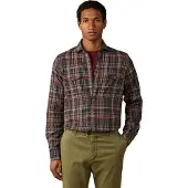 Hackett London für Herren. HM3010897 Flanellhemd kariert Country Fit klassisch mehrfarbig (XS), Lässig, Baumwolle, Langarm