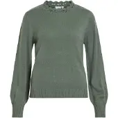 Vila Vinoa Stehkragen Strickpullover