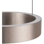 Brilliant LED-Pendelleuchte Axion, schwarz/braun, Ø 25 cm, CCT