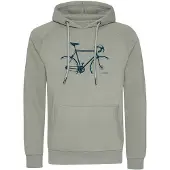 GreenBomb - Bike Crop Trek - Hoodie Gr S grau