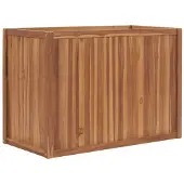 vidaXL Hochbeet 100x50x70 cm Massivholz Teak