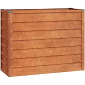 vidaXL Hochbeet Rostig 100x40x77 cm Cortenstahl