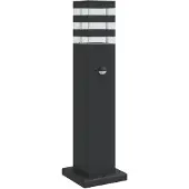 vidaXL Wegeleuchte mit Bewegungsmelder Schwarz 50 cm Aluminium