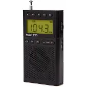 Sanyo Tragbares Digital-Radio Schwarz AM/FM