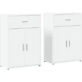 vidaXL Sideboards 2 Stk. Weiß 60x30x84 cm Holzwerkstoff