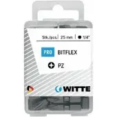 Witte Pz 1 Bitflex Kreuzschlitz-bit-set 25 Stücke