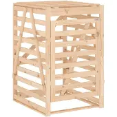 vidaXL Mülltonnenbox 84x90x128,5 cm Massivholz Kiefer