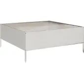 vidaXL Hochbeet 100x100x41 cm Edelstahl