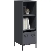 vidaXL Highboard Anthrazit 35x39x103,5 cm Stahl