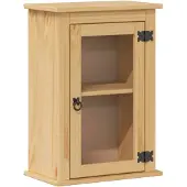 vidaXL Bad-Wandschrank Corona 45x27x64,5 cm Massivholz Kiefer