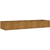 vidaXL Hochbeet 280x80x40 cm Cortenstahl