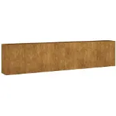 vidaXL Hochbeet 360x40x80 cm Cortenstahl