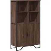vidaXL Highboard Eichen-Optik 79,5x35,5x137,5 cm Holzwerkstoff