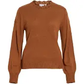 Vila Vinoa Stehkragen Strickpullover
