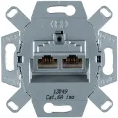 Hager WDF410862 UAE-Steckdose 8/8-polig geschirmt Cat.6A, Modul-Einsatz UP - 10 Stück