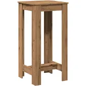 VD Home Furnishing Bartisch Artisan-Eiche 51x50x103,5 cm Holzwerkstoff