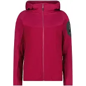 CMP Woman Fleece Fleece Jacket FIX Hood amaranto (C489) 40